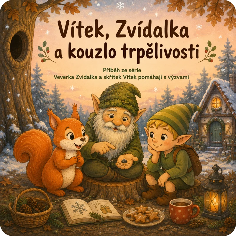 Úvodní ilustrace: Vítek, Zvídalka a kouzlo trpělivosti