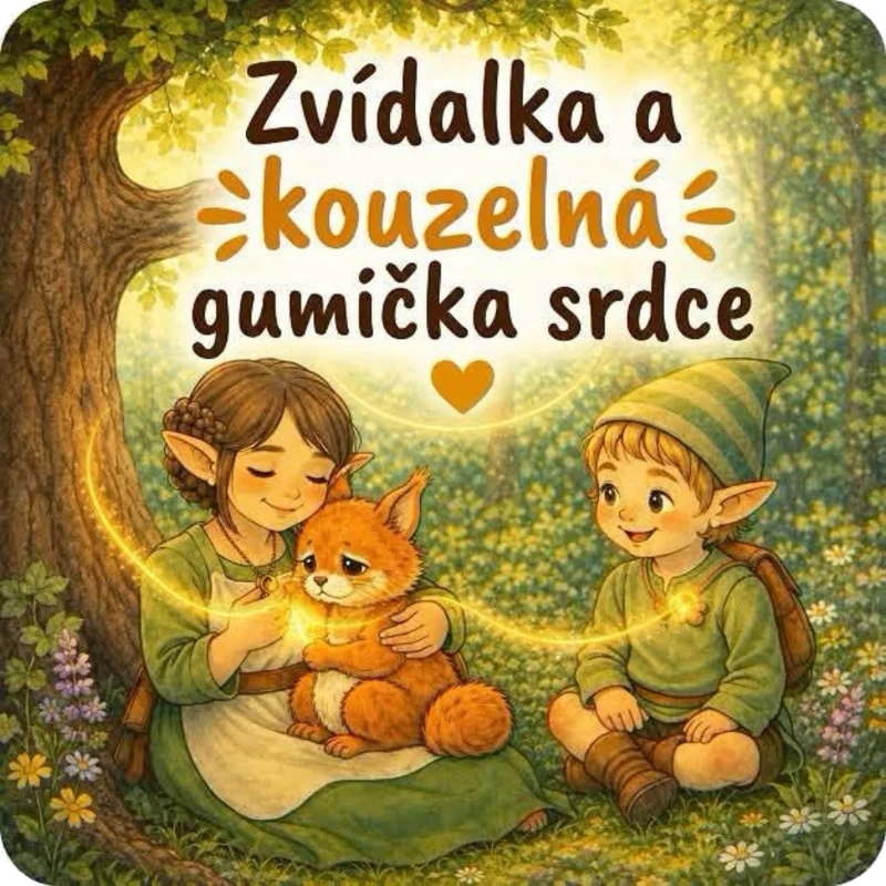 Úvodní ilustrace: Zvídalka a kouzelná gumička srdce