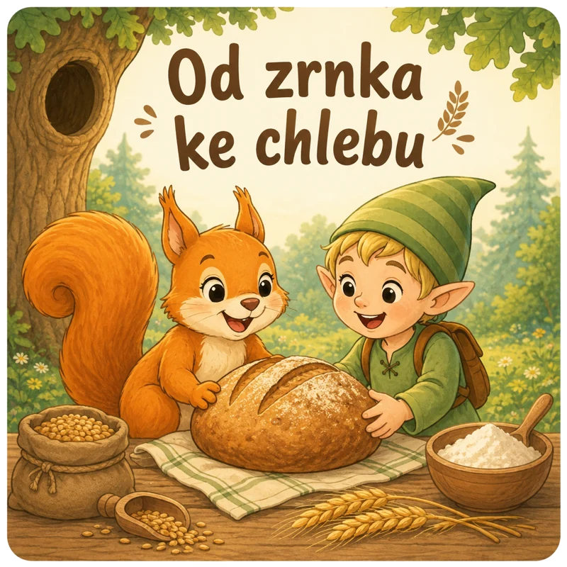 Úvodní ilustrace: Od zrnka ke chlebu