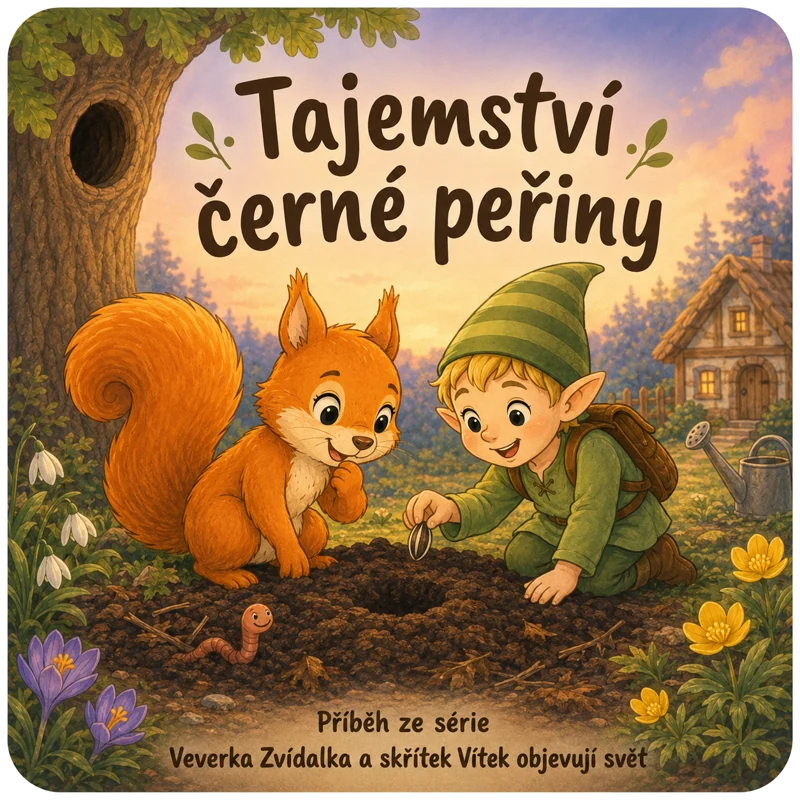 Úvodní ilustrace: Tajemství černé peřiny