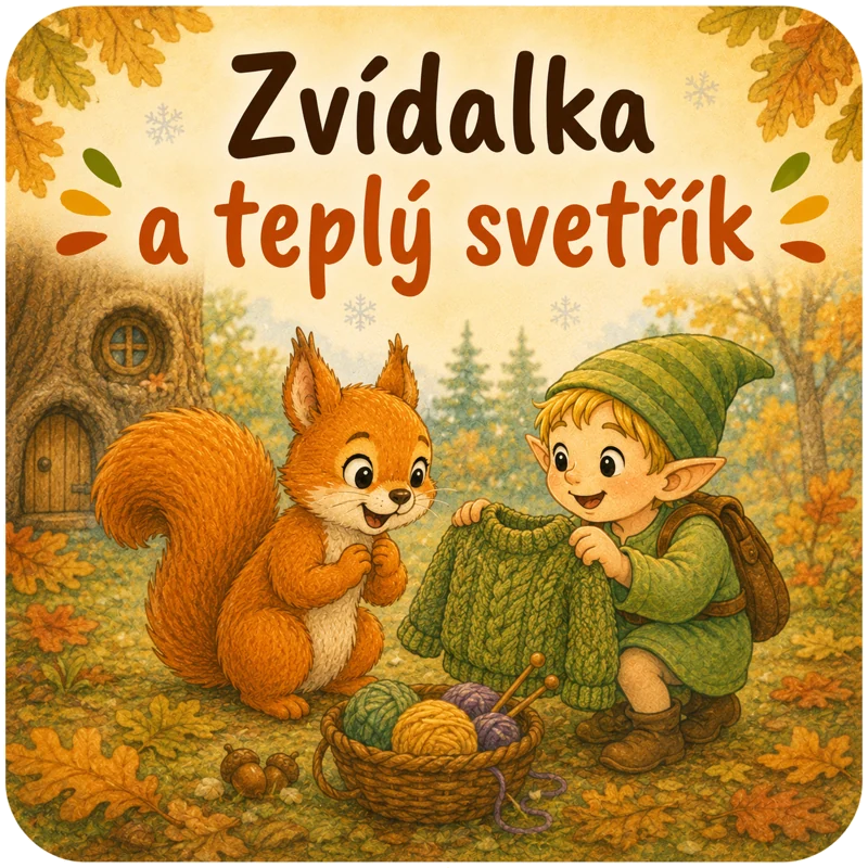 Úvodní ilustrace: Zvídalka a teplý svetřík