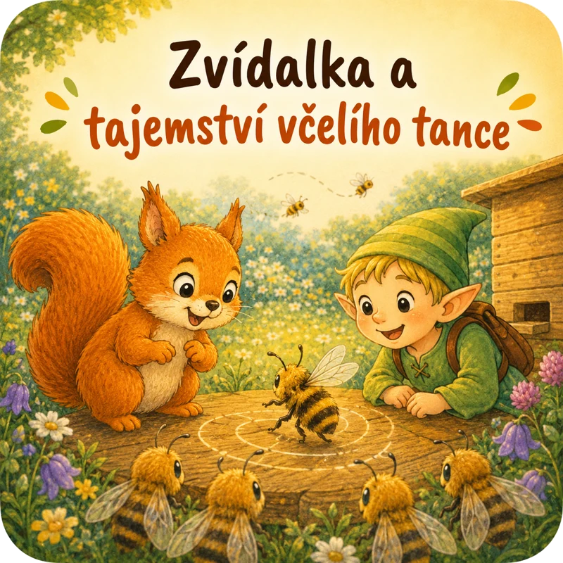 Úvodní ilustrace: Zvídalka a tajemství včelího tance