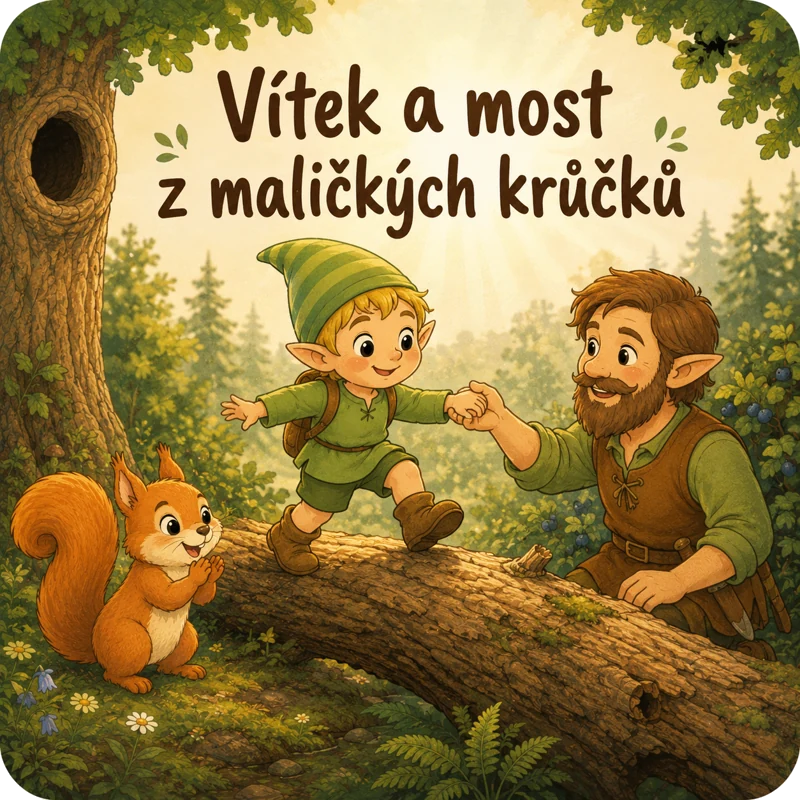 Úvodní ilustrace: Vítek a most z maličkých krůčků