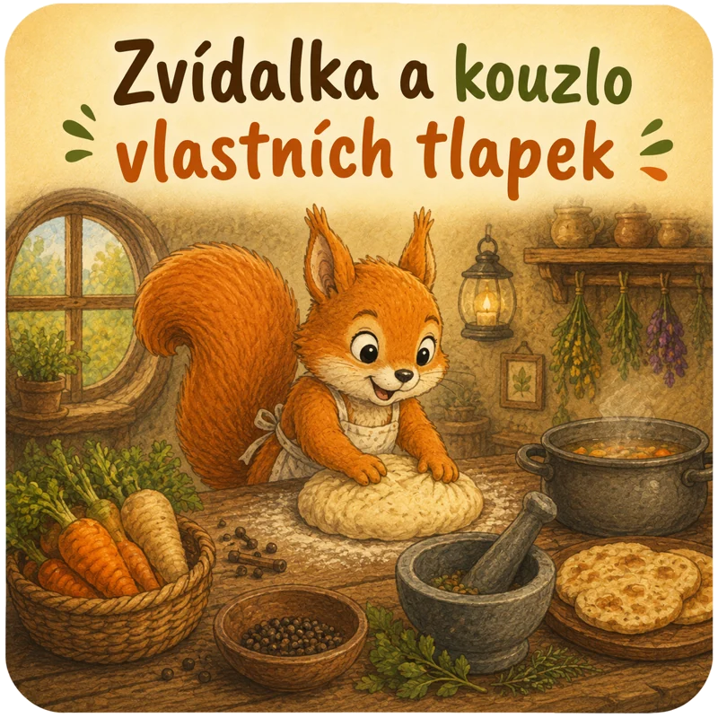 Úvodní ilustrace: Zvídalka a kouzlo vlastních tlapek
